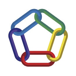 3M MC Warranty for Traffic logo displaying a pentagon comprised of different colored links.